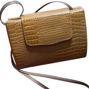 Vintage Palizzio Snakeskin Crossbody Purse
